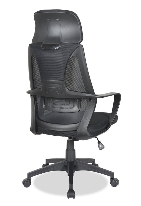 Bennet 24.4\" Adjustable Mesh Office Chair – Black