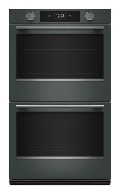 KitchenAid 30" Smart Electric Double Wall Oven - Juniper - KOED730SJP | Four mural double intelligent électrique KitchenAid de 30 po - genièvre - KOED730SJP