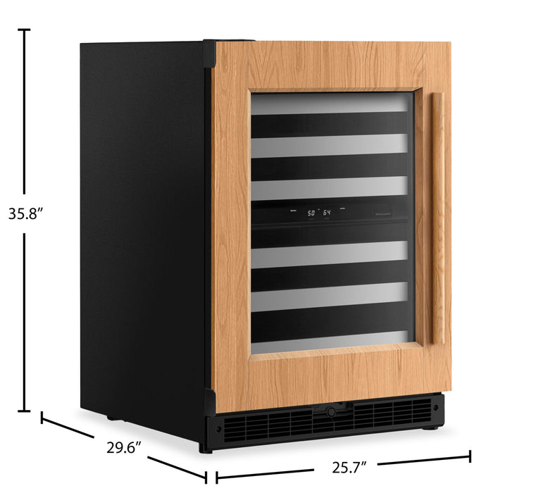 KitchenAid 24\" Undercounter Wine Cooler – Panel Ready - KUWL324SPA