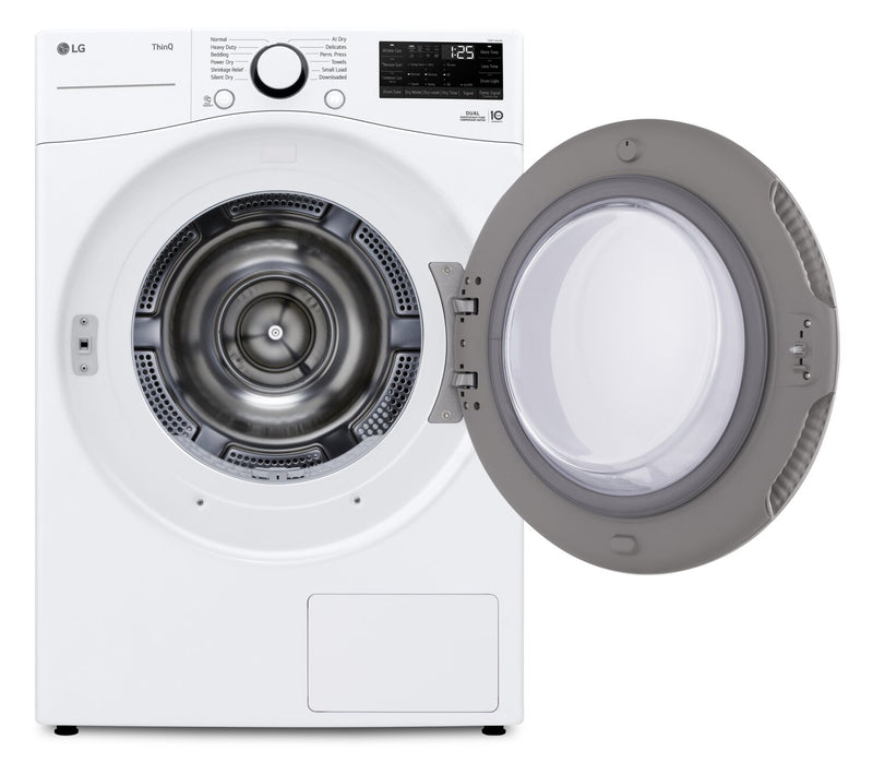 LG 7.8 Cu. Ft 6-Motion DirectDrive® Dryer with Heat Pump – White - DLHC3602W