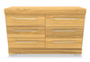 Riley Bedroom 6-Drawer Dresser, 49