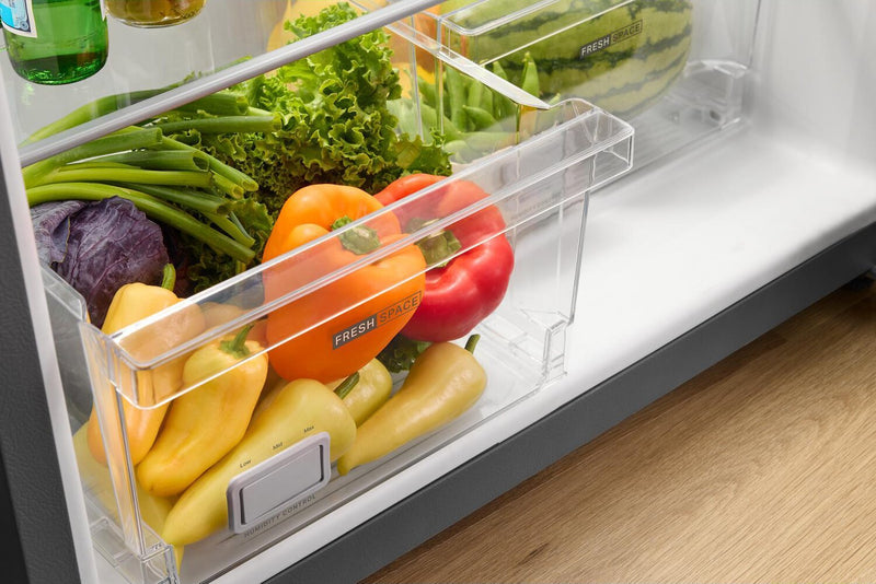 Whirlpool 29.5\" 19 Cu. Ft. Top Freezer Refrigerator – Black - WRTX5419SB