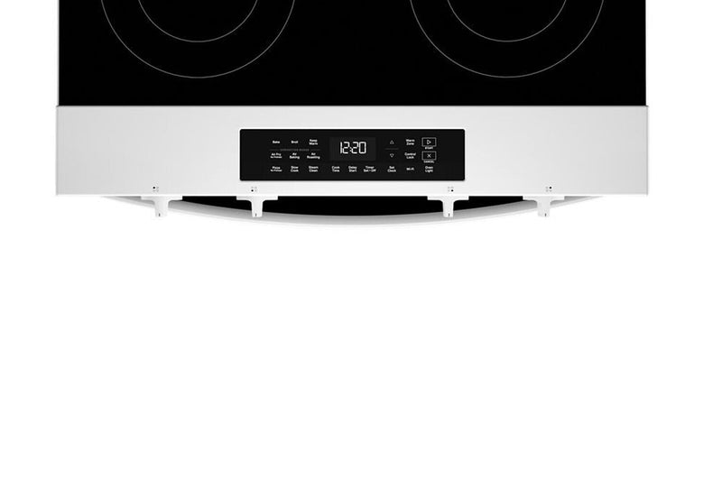 Whirlpool 30\" 5.3 Cu. Ft. Smart Electric Range with Air Cooking - White - YWSES4530TW