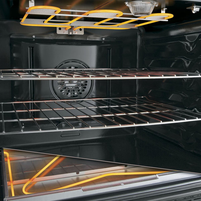 GE 30\" Smart Electric Range - Fingerprint Resistant Stainless Steel - PCB900YVFS