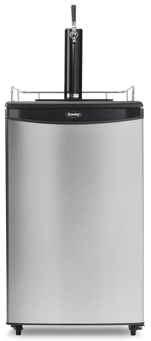 Danby 5.4 Cu. Ft. Single-Tap Kegerator - DKC054A1BSLDB