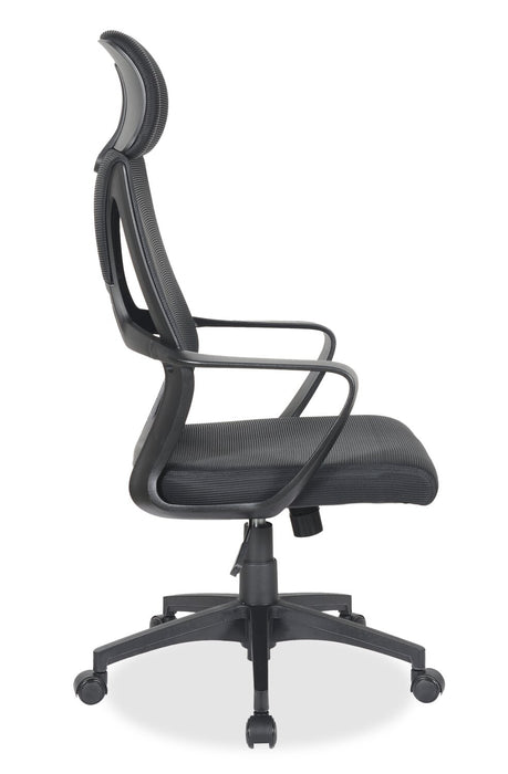 Bennet 24.4\" Adjustable Mesh Office Chair – Black
