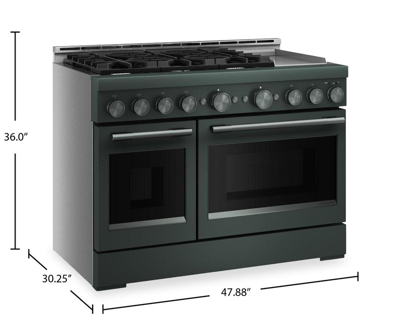 KitchenAid 6.3 Cu. Ft. 6 Burner Commercial-Style Gas Range – Juniper - KFGD948SJP