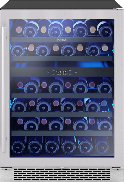 Brisas by Zephyr 24" Wine Cooler - Stainless Steel  - BWN24C02AG | Refroidisseur à vin Brisas par Zephyr de 24 po - acier inoxydable - BWN24C02AG | BWN24C0S