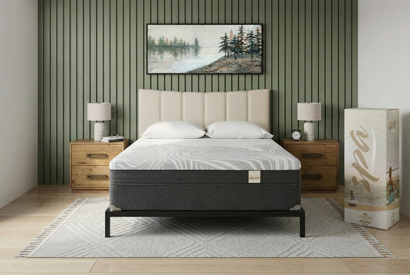 Springwall Spa 8 Firm Smooth Top Twin Mattress in a Box Set
