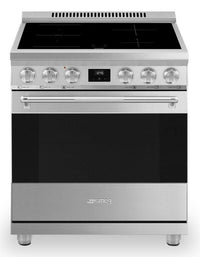 Smeg 4.6 Cu. Ft. Professional Induction Range - SPR30UIMX