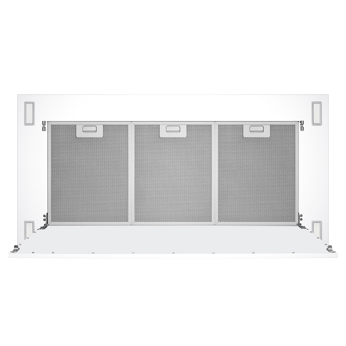 Victory White Flush Ceiling Mount Range Hood - Sunset-WH