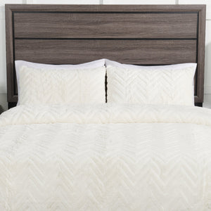 Tilda 3-Piece Full/Queen Comforter Set - White
