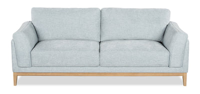 Valley 83.5" Fabric Sofa with Rubberwood Base and Legs - Grey | Sofa Valley de 83,5 po en tissu avec base et pattes en hévéa - gris