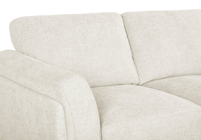 Valley 67.7\" Fabric Loveseat with Rubberwood Base and Legs - Sand