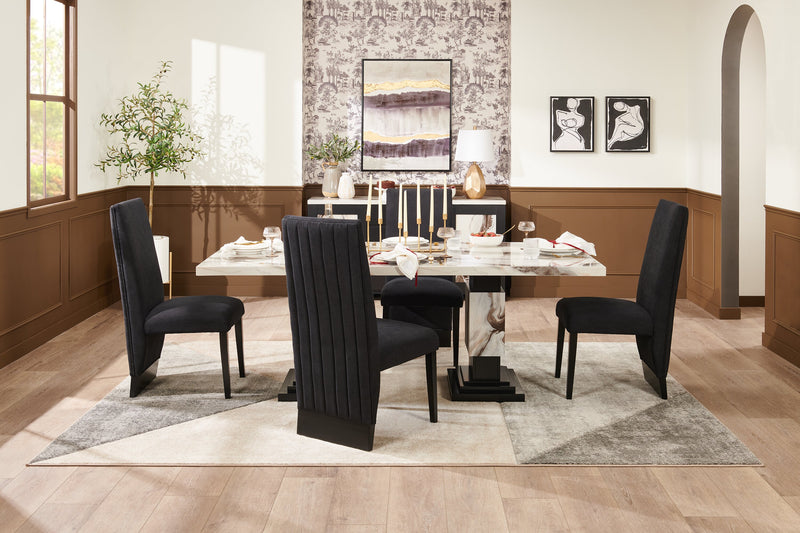 Ceramic 9\" Botanical Vase - Ivory