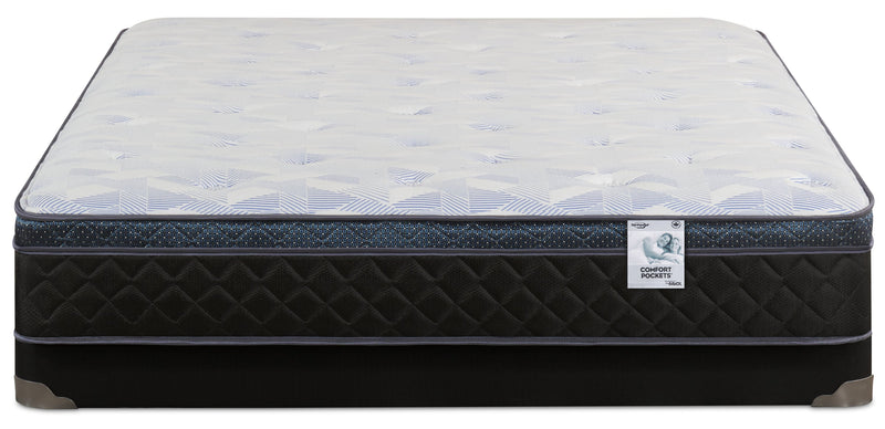 Springwall Venice Eurotop Low-Profile Queen Mattress Set