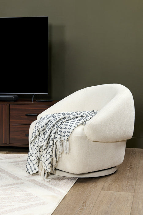 Villa Swivel Accent Chair - Ivory