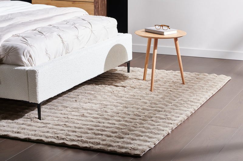 Viola 20\" Modern Round End Table – Natural Oak