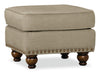 Wynn Chenille Ottoman - Taupe