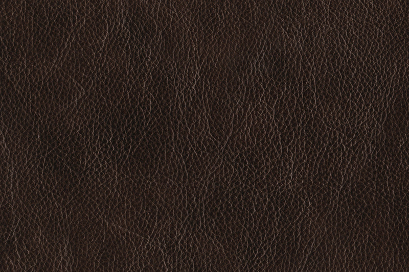 Leo 78\" Genuine Leather Glider Reclining Loveseat with Storage Console - Walnut Brown