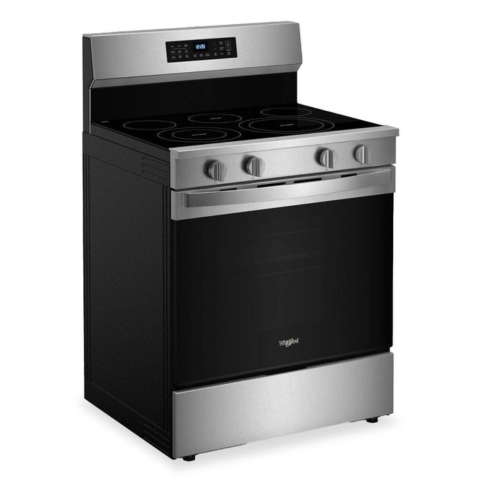 Whirlpool 30\" 5.3 Cu. Ft. Electric Range with No Preheat Air Fry - Fingerprint Resistant Stainless Steel - YWFES7030SZ