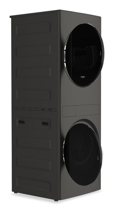 Whirlpool 3.2 Cu. Ft. Washer and Electric 4.3 Cu. Ft. Dryer - Black - YWFH5424SJ