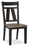 Zao Dining Chair, Wood, Melamine - Brown