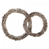 Vine Wreath White Set of 2 Artificial Flower