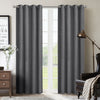 Melgar 54\" x 95\" Grommet Panel (Set of 2) - Grey