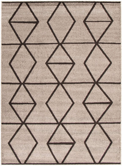 Anandi Grey-Brown Area Rug - 3'11" x 5'7"