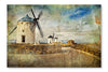 Windmills Of Spain 16x24 Wall Art Frame And Fabric Panel