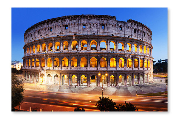 Colosseum In Rome, Italy 24x36 Wall Art Frame And Fabric Panel