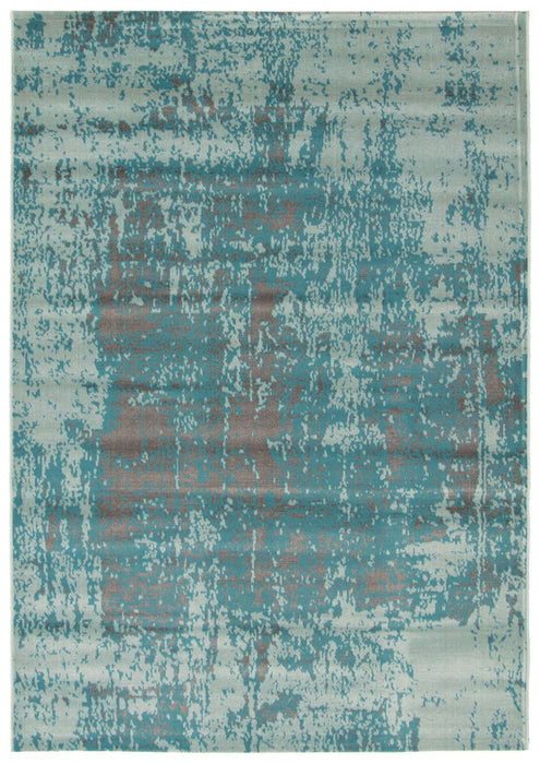 Mariam Aqua 5'3\" x 7'7\" Area Rug