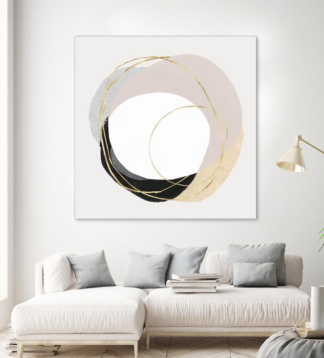 \"Ring Of Gold Ii\" Giant Art 54x54 Wall Art