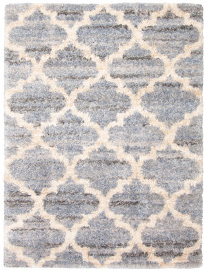 Dimity Grey/Light Blue Area Rug - 7'10