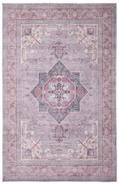 Ophelia Grey Rug 7'10" X 10'0" Area Rug