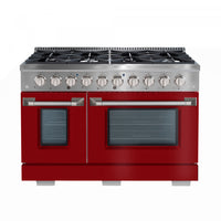 Ancona 6.7 Cu. Ft. Dual Fuel Double Oven Convection Range - AN-2348SSRD 