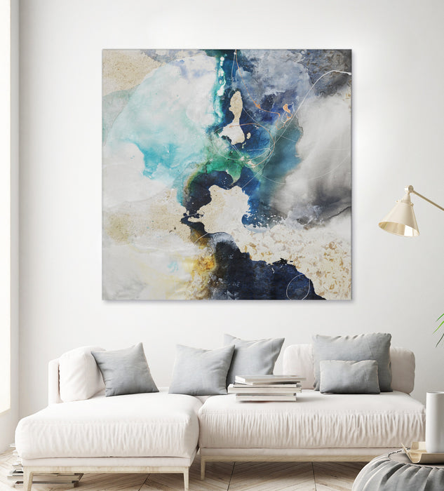 \"Kinky Flow\" Giant Art 72x72 Wall Art