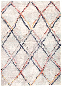 Makondo Abstract Ivory Area Rug - 6'7