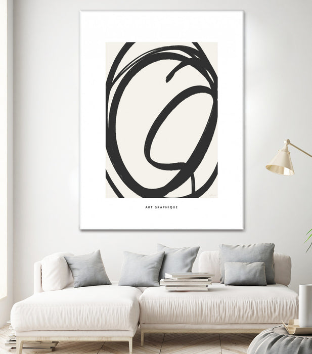 \"Circle I\" Giant Art 72x54 Wall Art