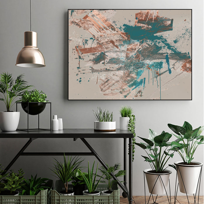 \"Fresh Grind Ii\" Canvas Framed Black 24x18 Wall Art