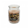 18 Oz Scented Jar with Glass Lid Hazelnut Cream - Set of 2 Candle