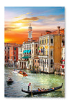 Venice Building 24x36 Wall Art Frame And Fabric Panel