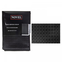 Dobby Shower Curtain Black Shower Curtains