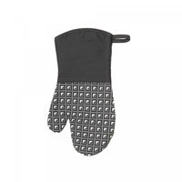 Silicon Print Oven Mitt Geo Grey - Set of 4