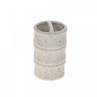 Ceramic Toothbrush Holder White Sandstone Bath Accessories