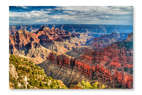 Grand Canyon 28x42 Wall Art Frame And Fabric Panel