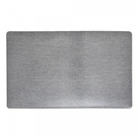 Metallic Plastic Placemat Silver - Set of 12