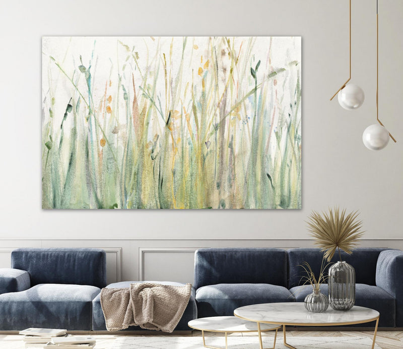 \"Spring Grasses I\" Giant Art 72x48 Wall Art
