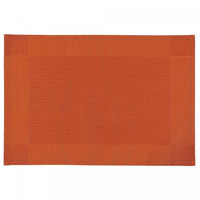 Vinyl Placemat Classic Orange - Set of 12